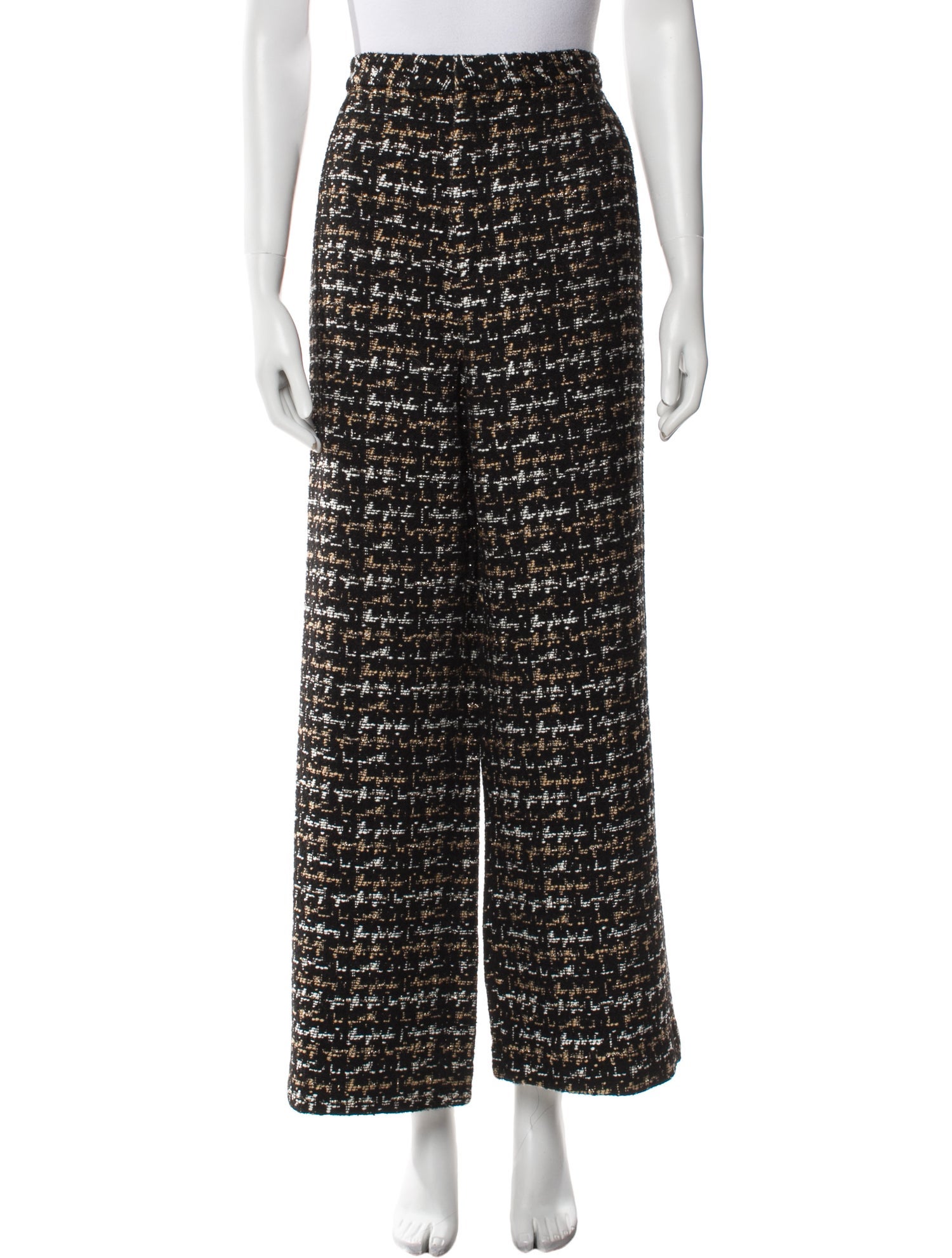 L'Agence Printed Wide Leg Pants