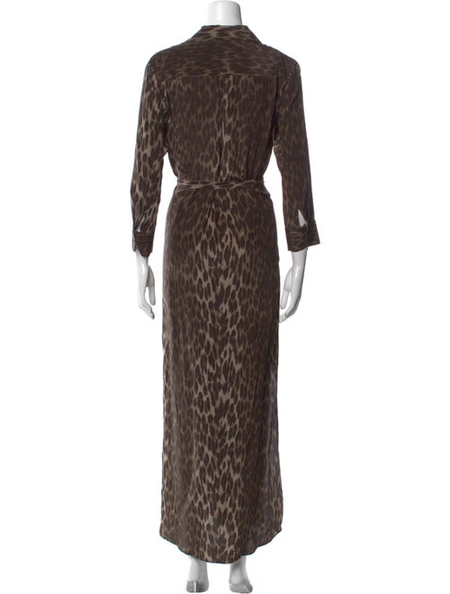 L'Agence Silk Long Dress