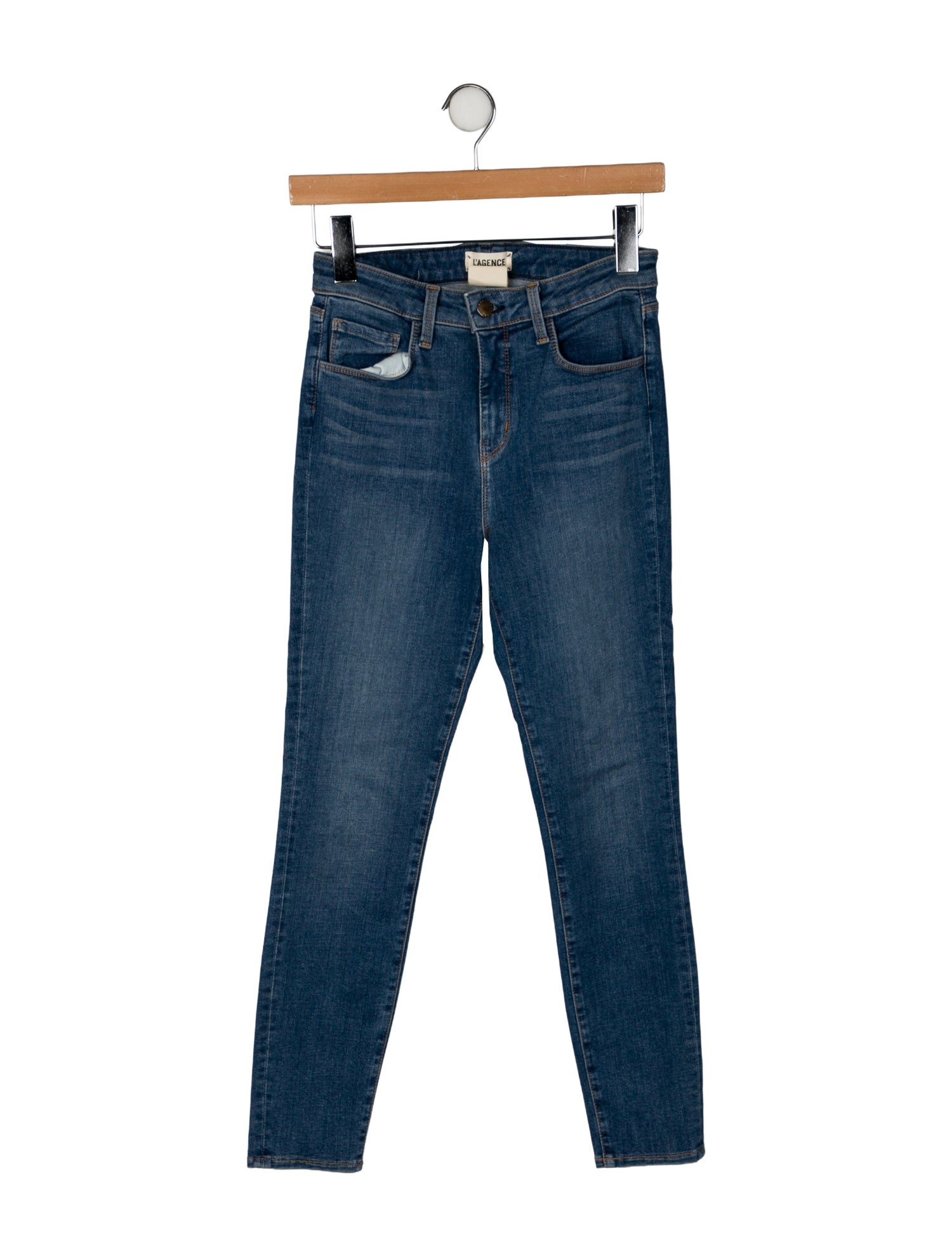 L'Agence Mid-Rise Skinny Leg Jeans