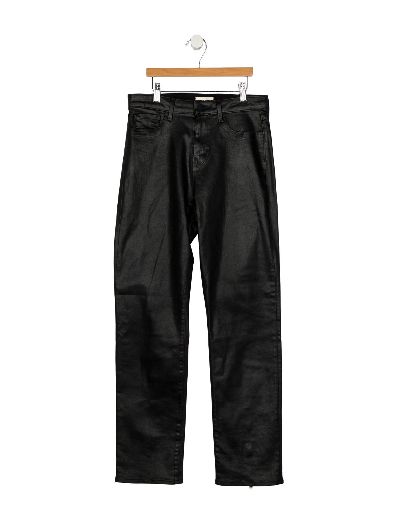 L'Agence Mid-Rise Straight Leg Jeans