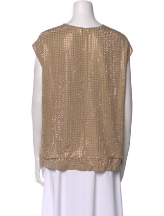 L'Agence Silk V-Neck Blouse