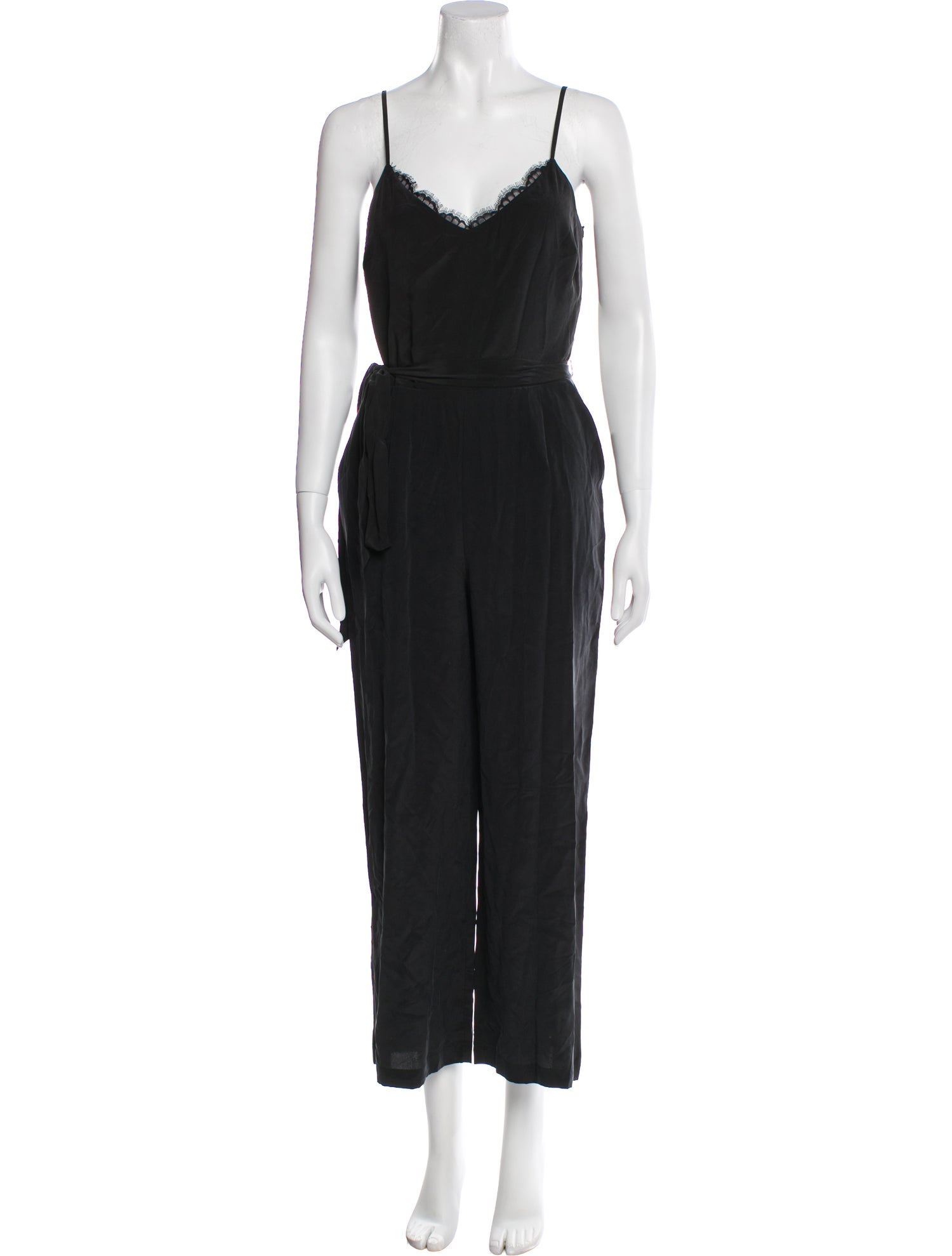L'Agence Silk V-Neck Jumpsuit w/ Tags