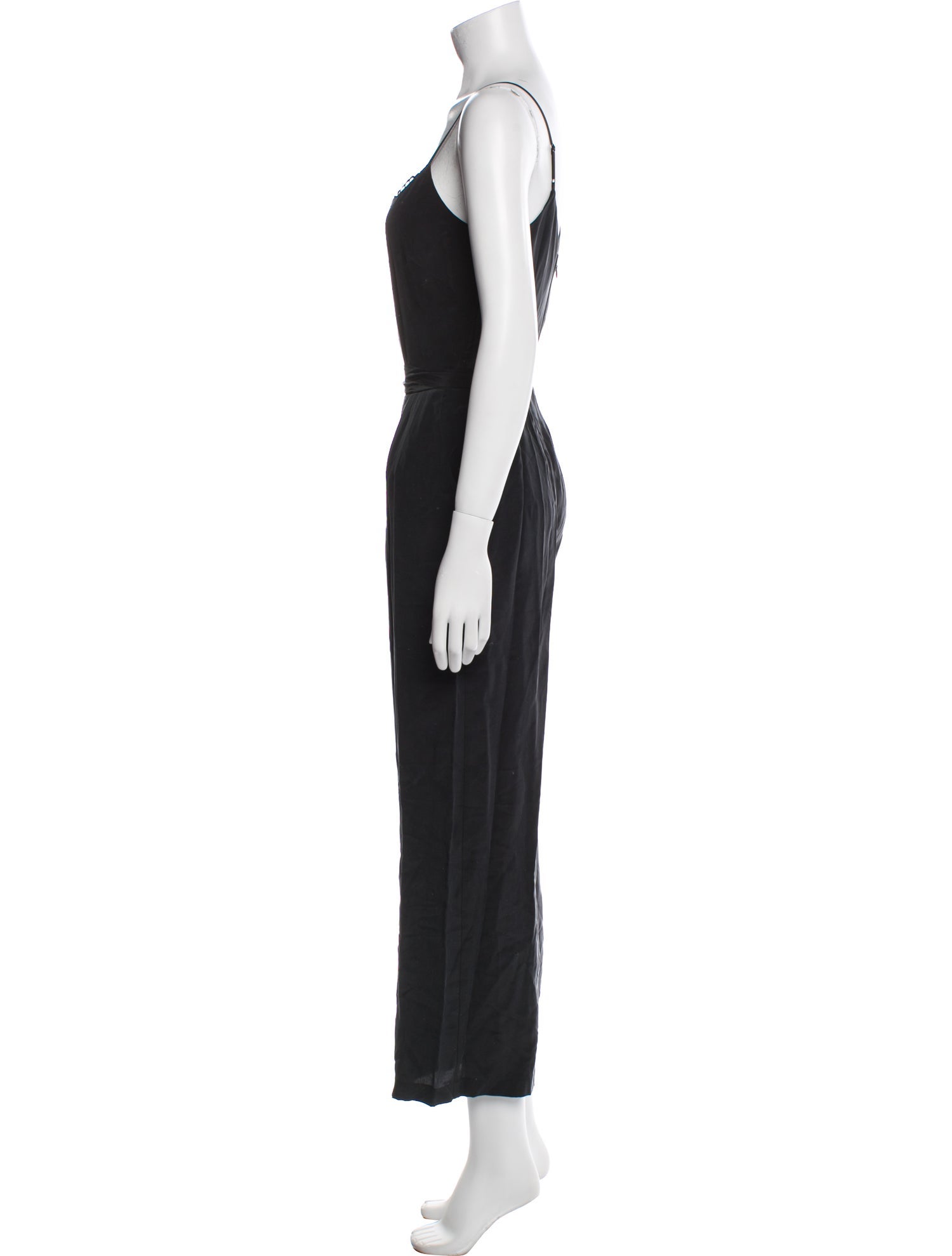 L'Agence Silk V-Neck Jumpsuit w/ Tags