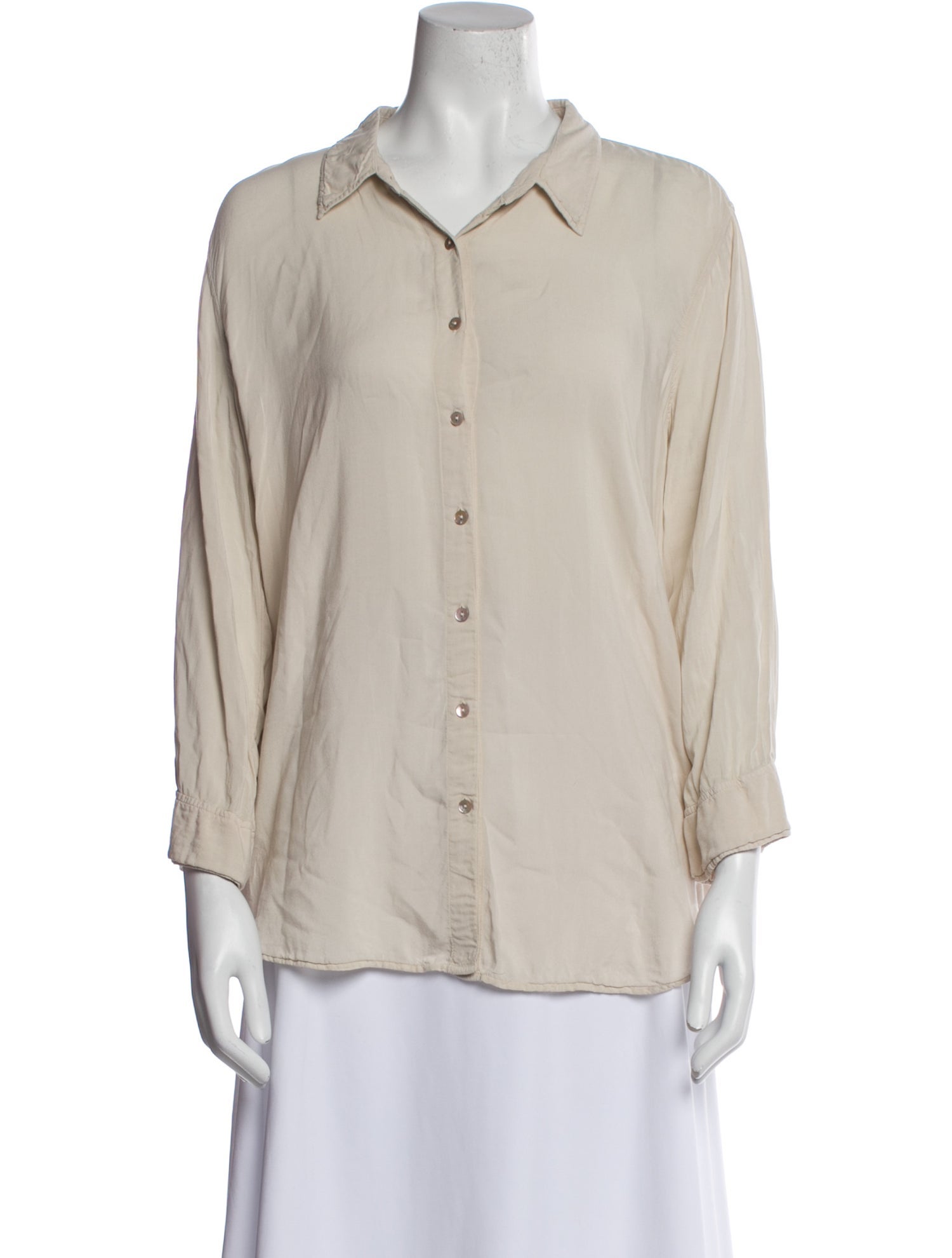 L'Agence Long Sleeve Button-Up Top w/ Tags