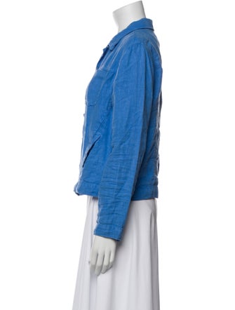 L'Agence Linen Denim Jacket