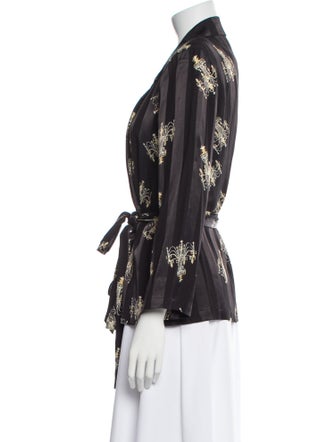 L'Agence Printed Evening Jacket