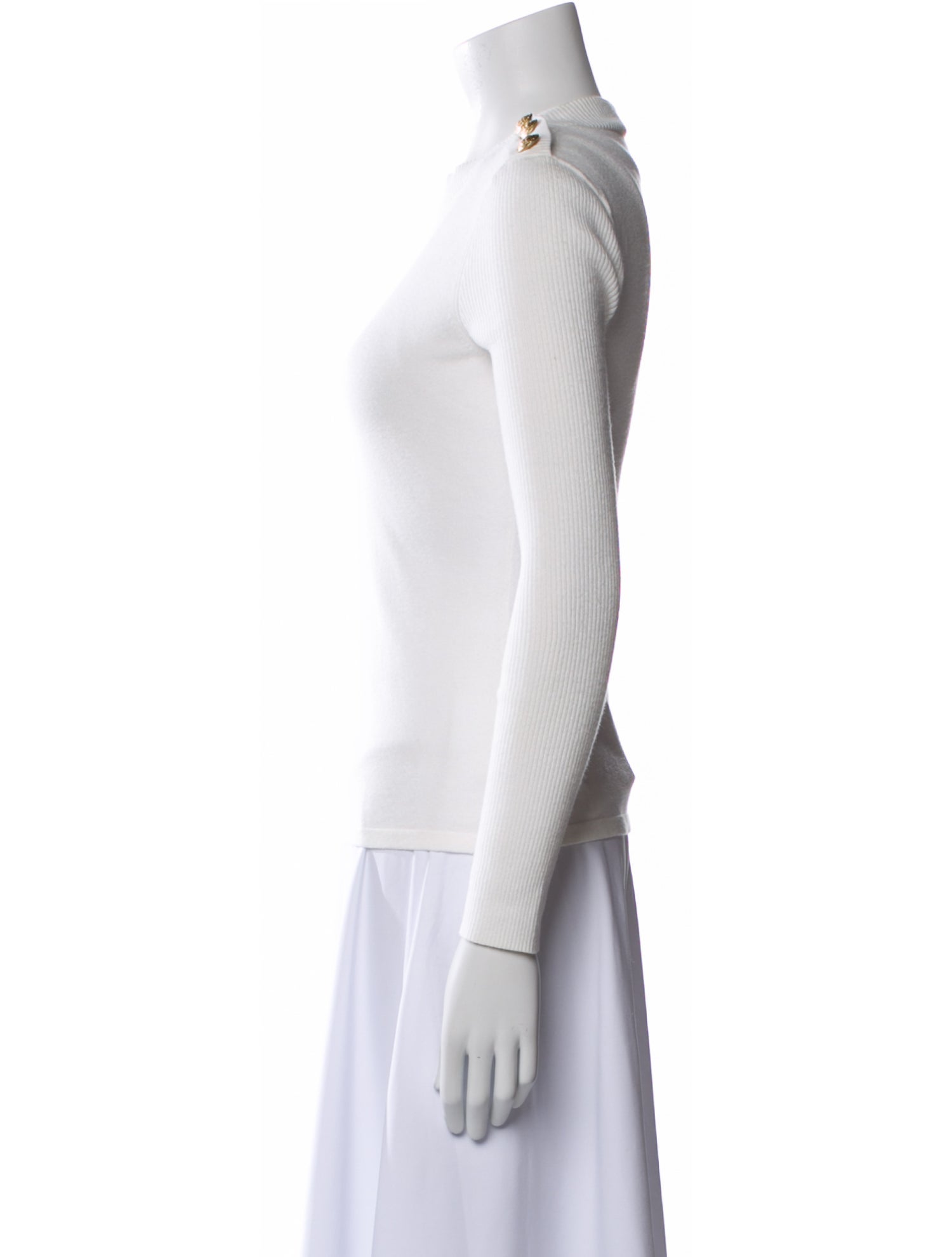 L'Agence Turtleneck Long Sleeve Sweatshirt