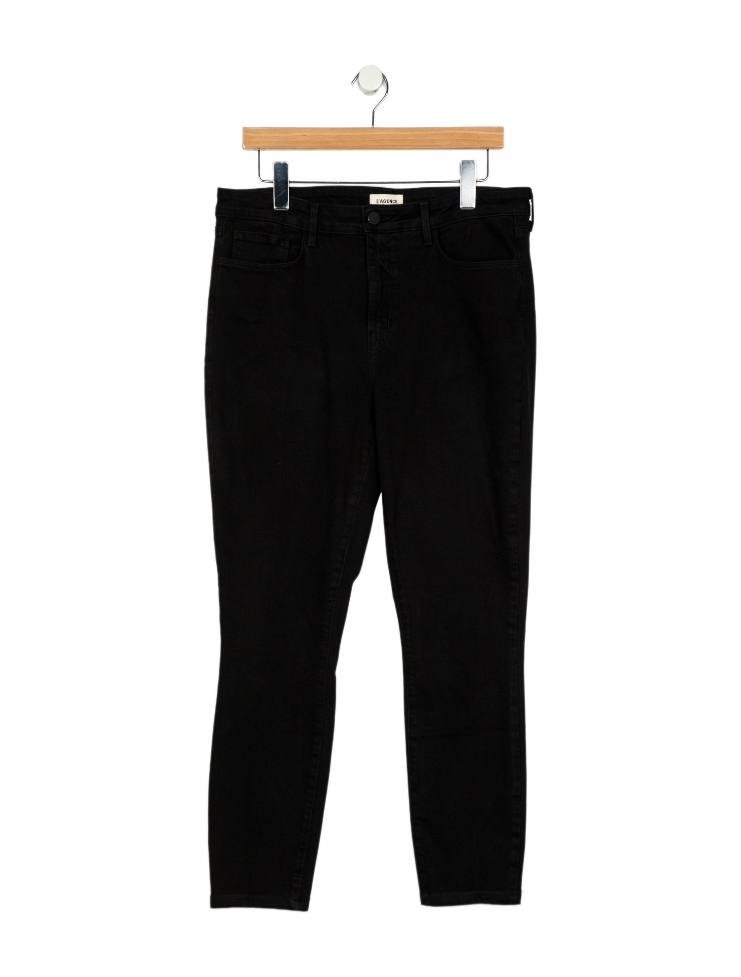 L'Agence High-Rise Straight Leg Jeans