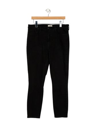 L'Agence High-Rise Straight Leg Jeans