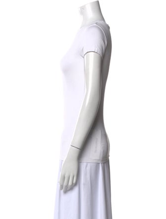 L'Agence Crew Neck Short Sleeve T-Shirt