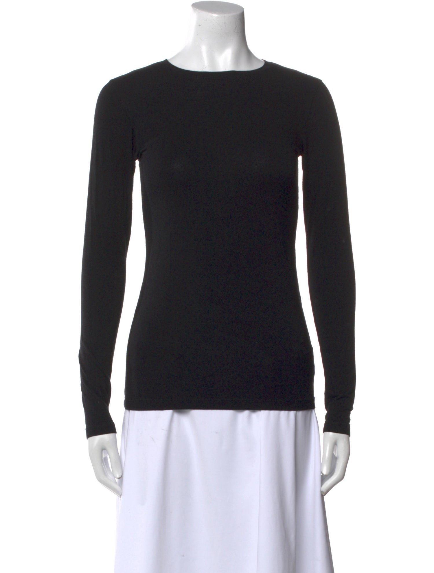 L'Agence Silk Bateau Neckline Top