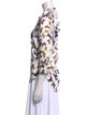 L'Agence Silk Floral Print Blouse