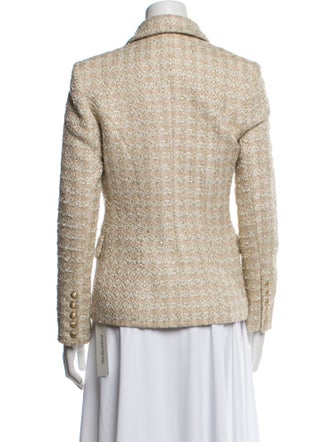 L'Agence Tweed Pattern Blazer