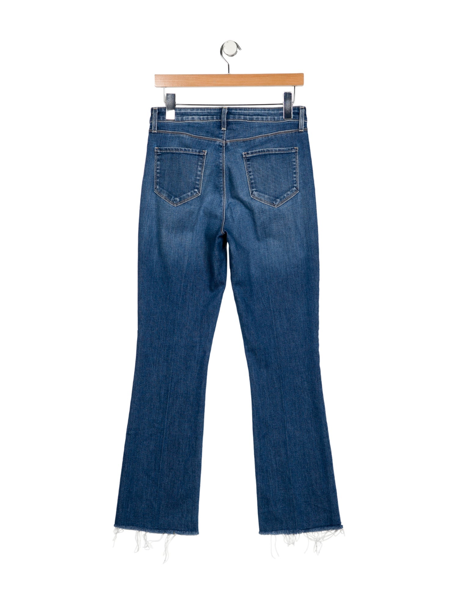 L'Agence Mid-Rise Straight Leg Jeans