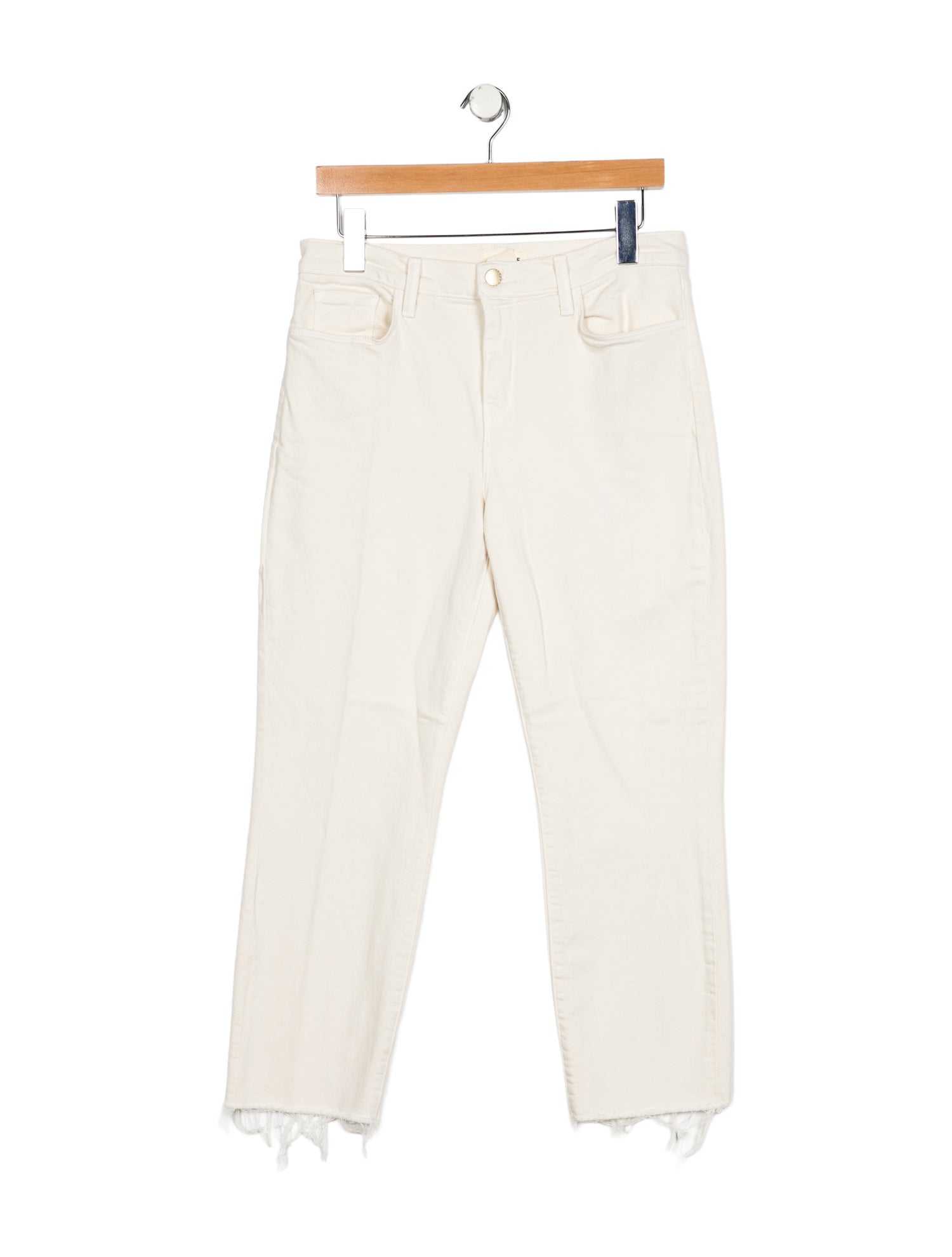 L'Agence Mid-Rise Straight Leg Jeans