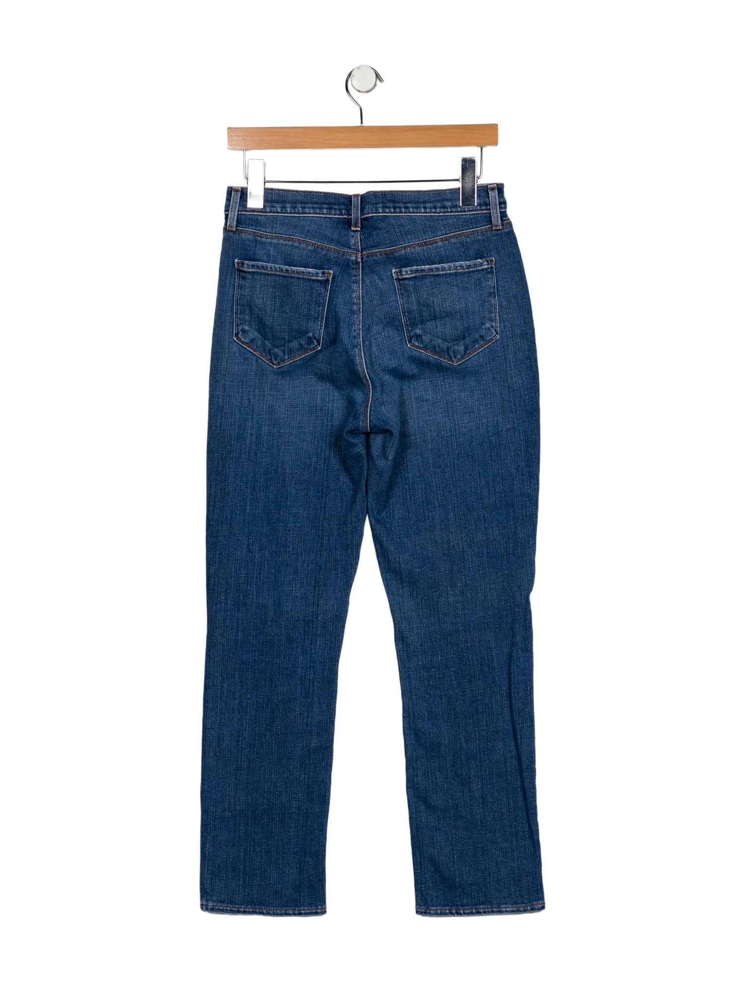 L'Agence Mid-Rise Straight Leg Jeans