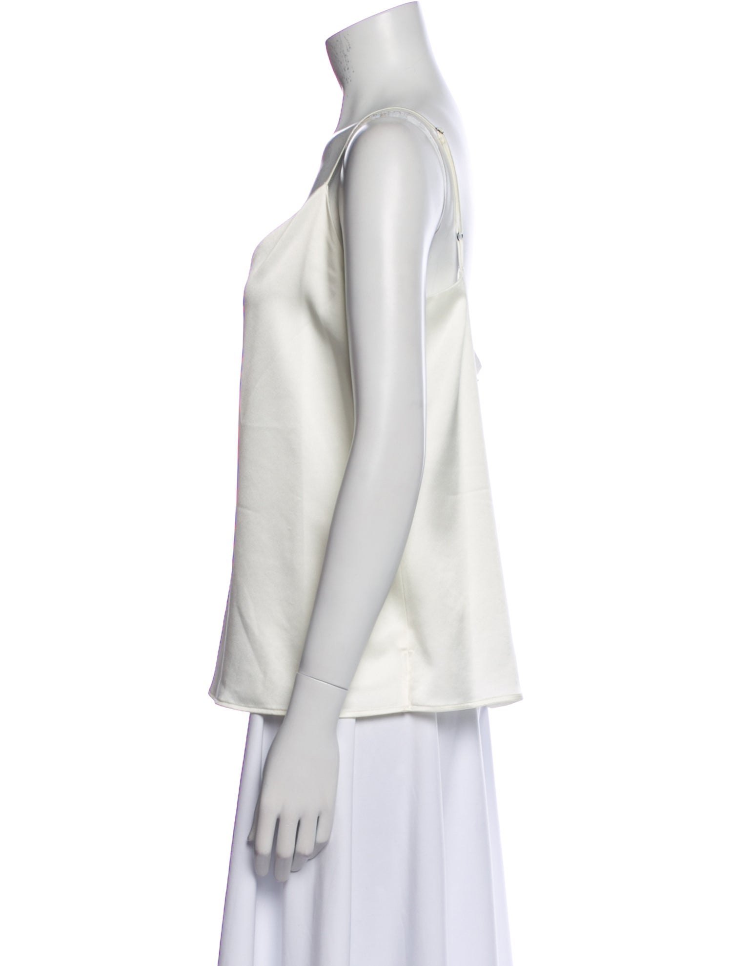 L'Agence V-Neck Sleeveless Top