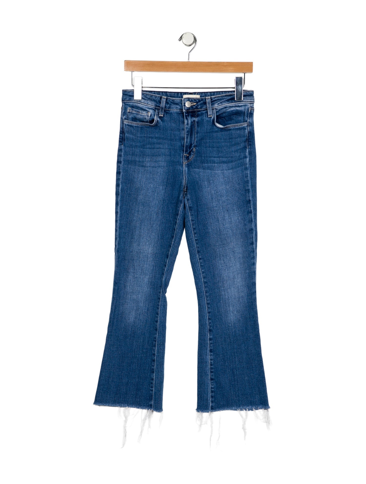 L'Agence Mid-Rise Straight Leg Jeans