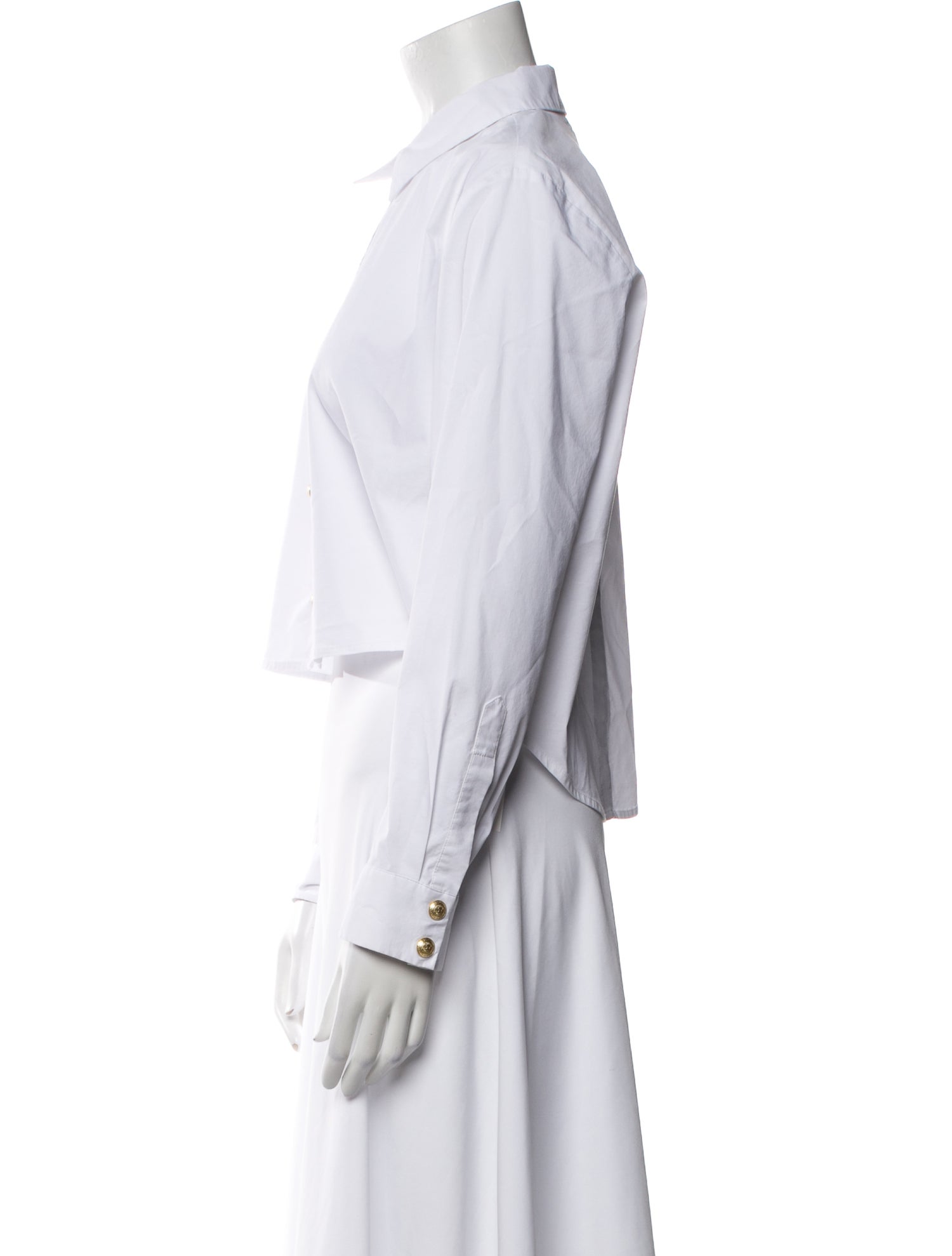 L'Agence Long Sleeve Button-Up Top