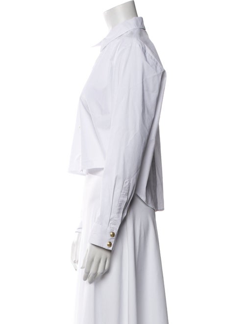 L'Agence Long Sleeve Button-Up Top