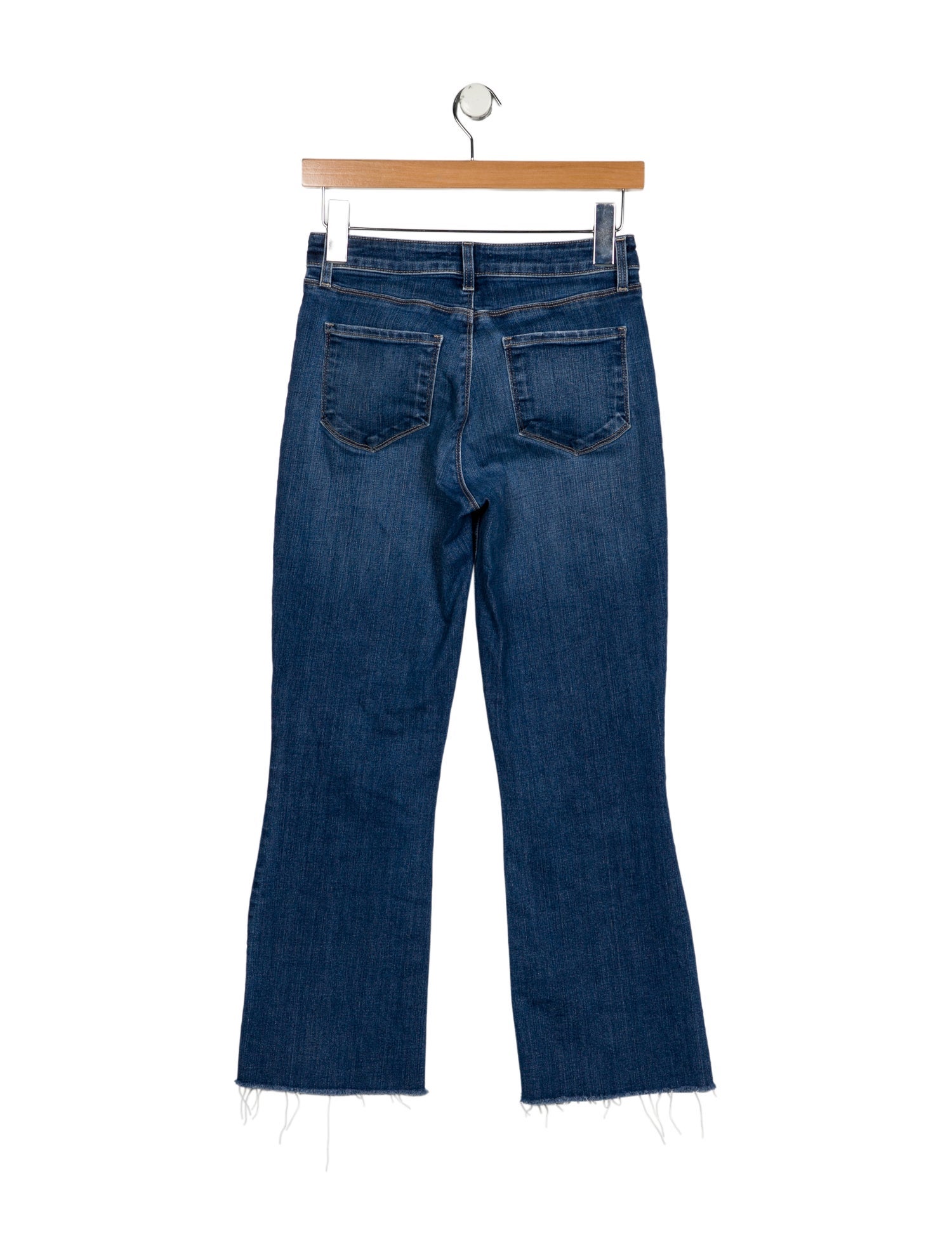 L'Agence Mid-Rise Wide Leg Jeans