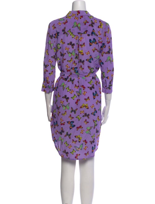 L'Agence Silk Knee-Length Dress