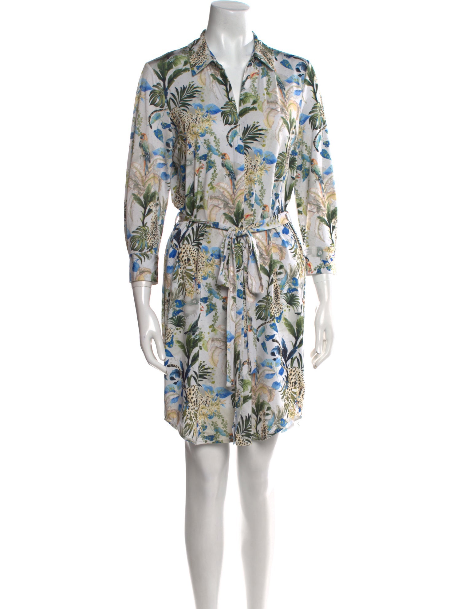 L'Agence Printed Mini Dress