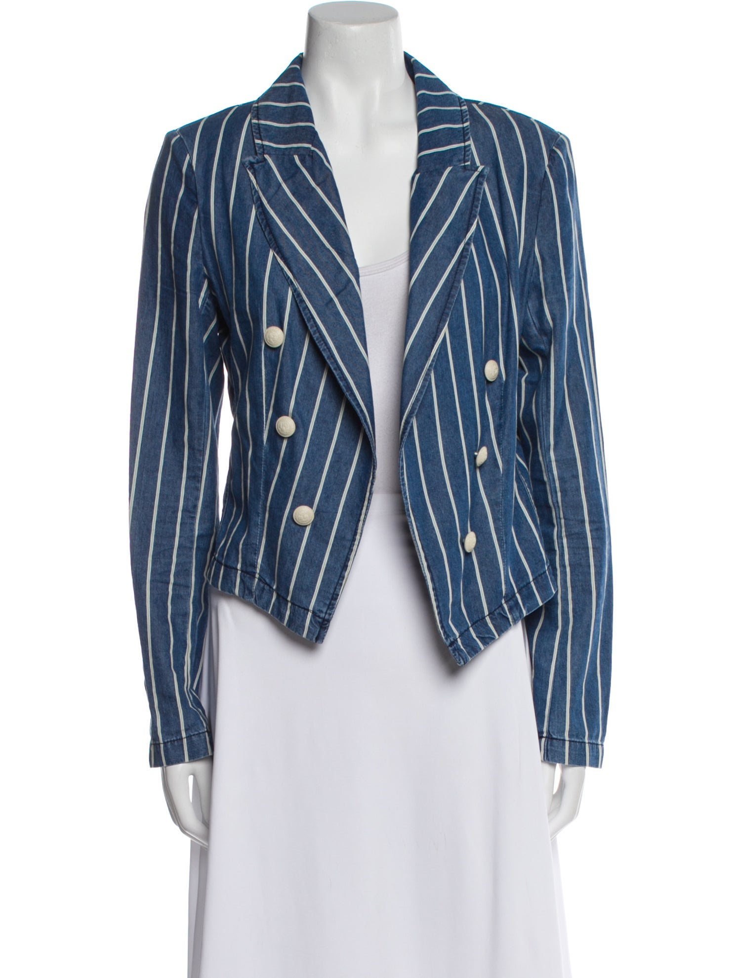 L'Agence Striped Blazer