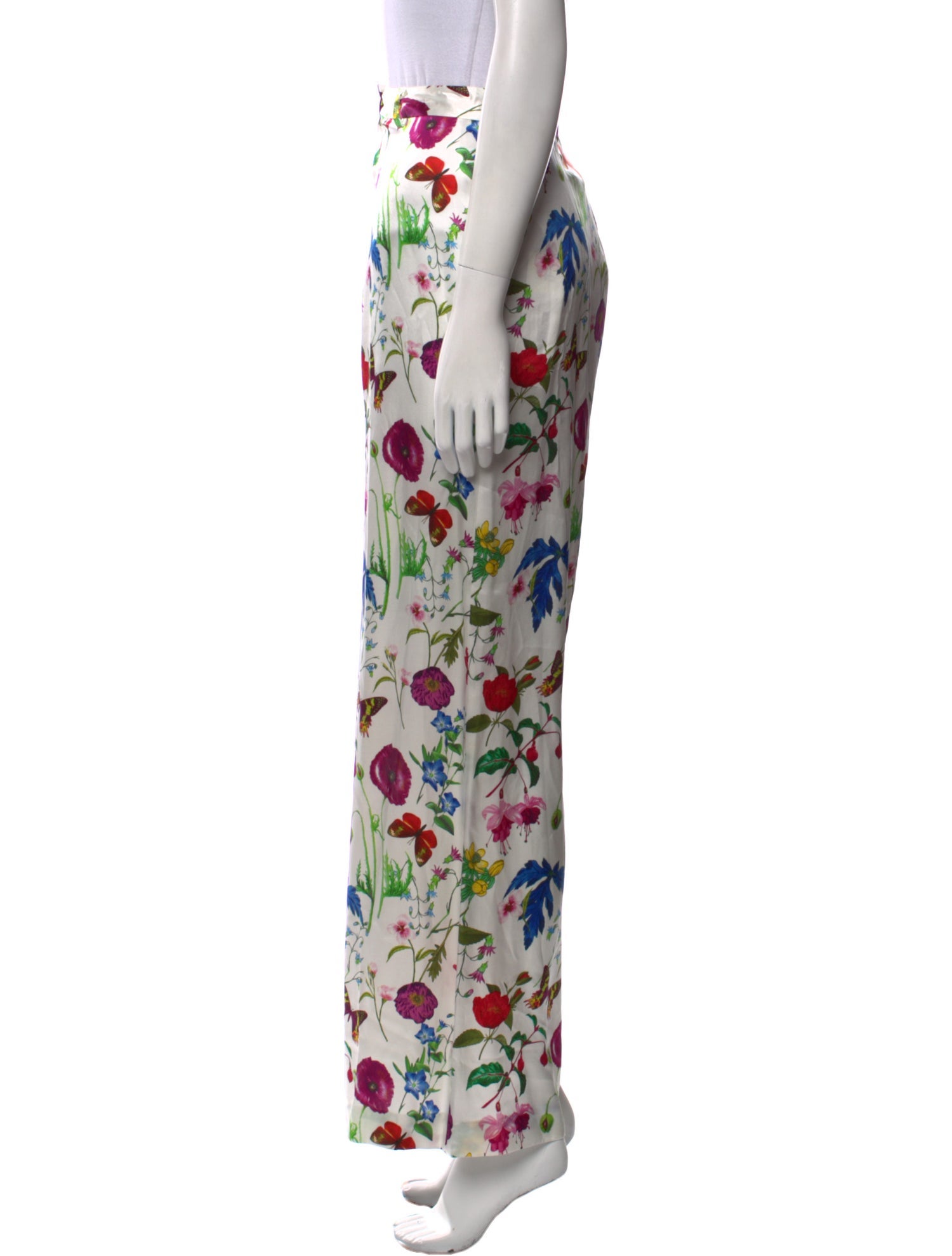 L'Agence Silk Wide Leg Pants w/ Tags