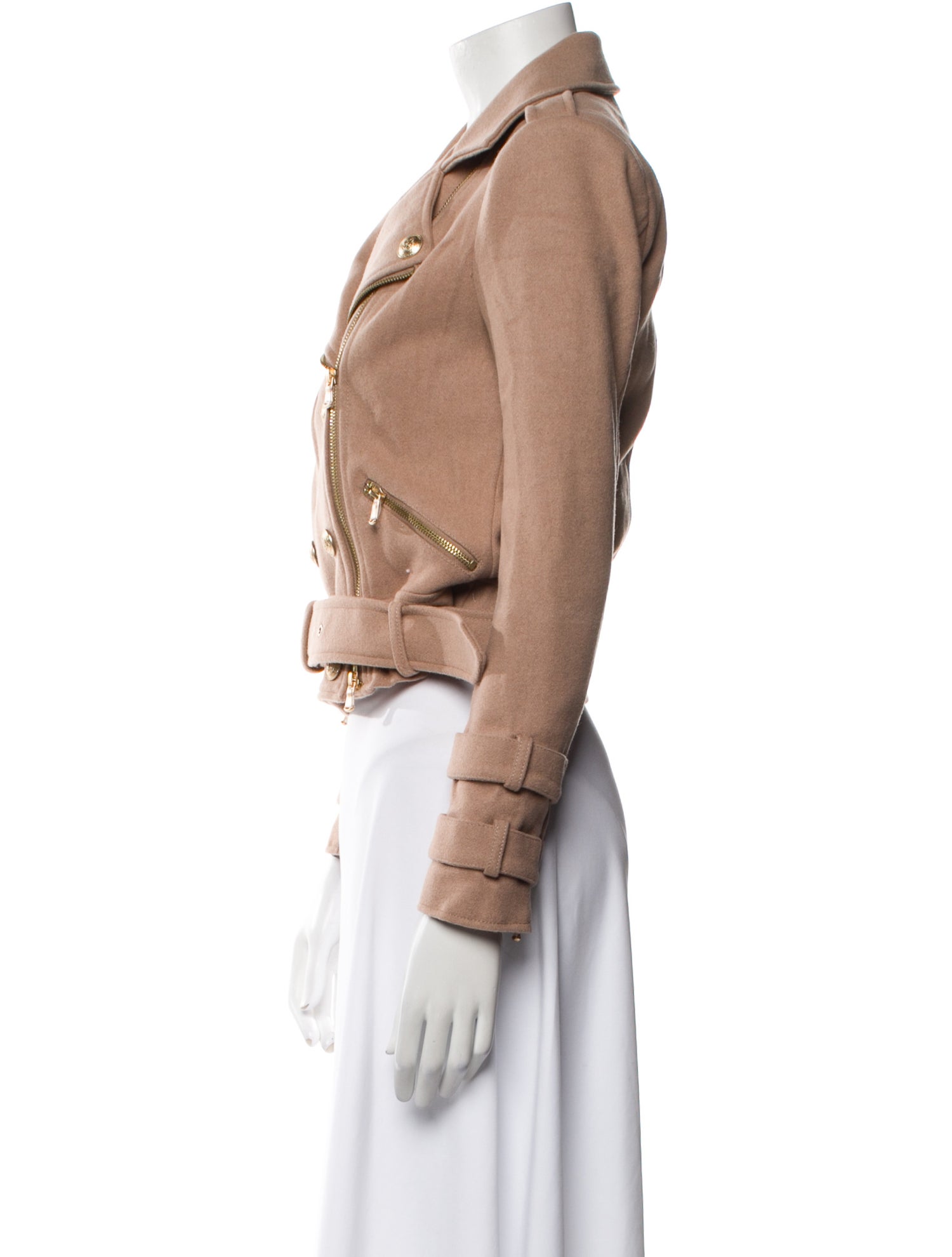 L'Agence Wool Biker Jacket