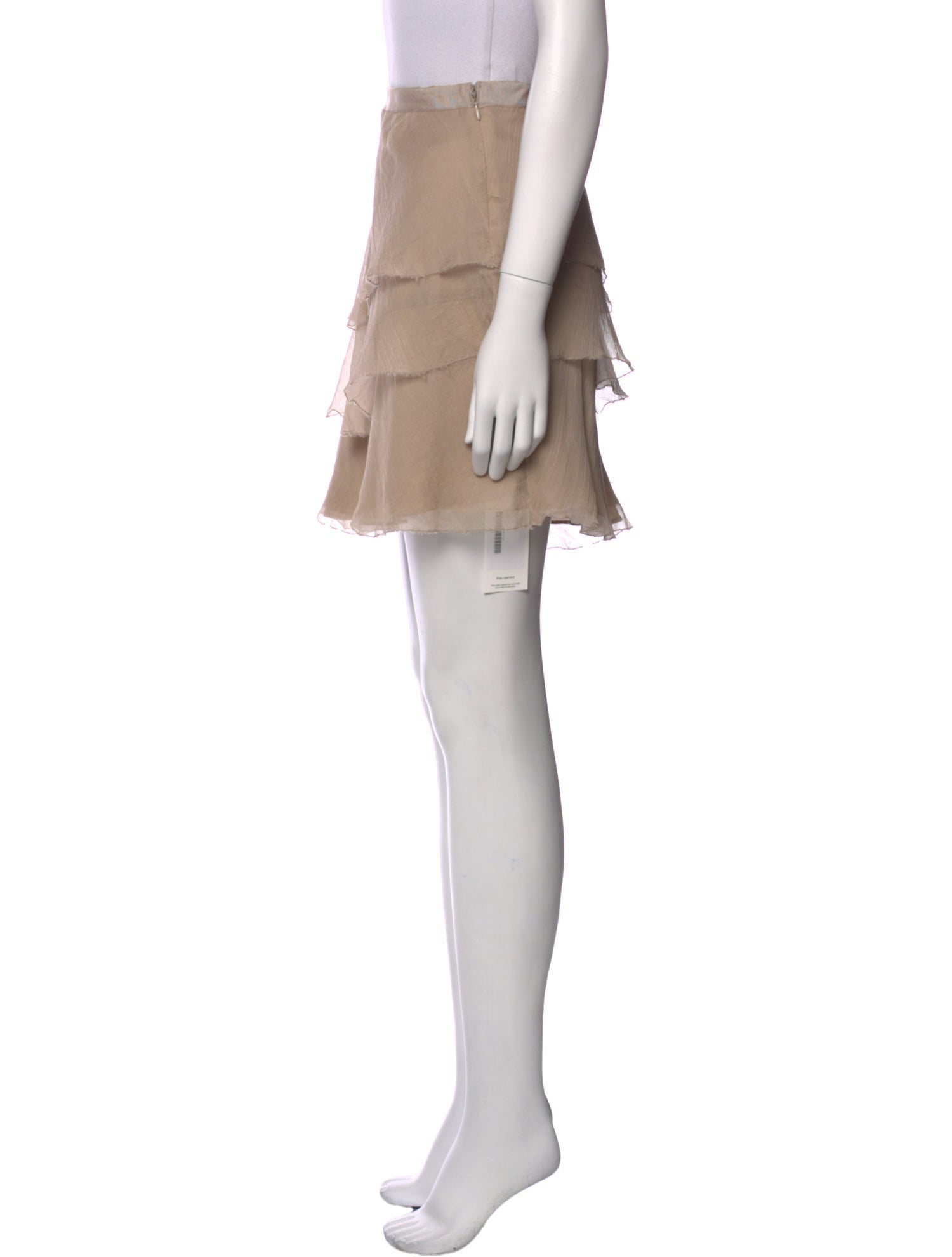 L'Agence Silk Mini Skirt