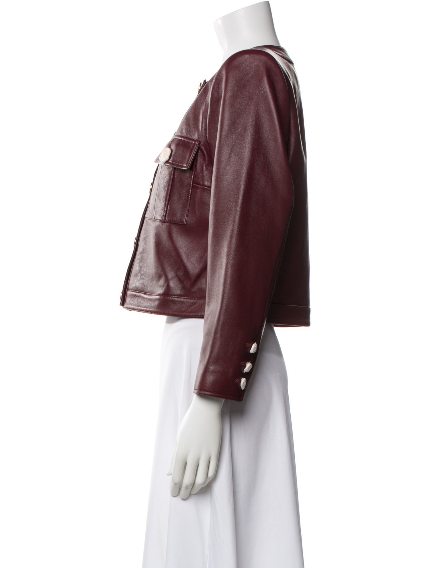 L'Agence Lamb Leather Jacket w/ Tags