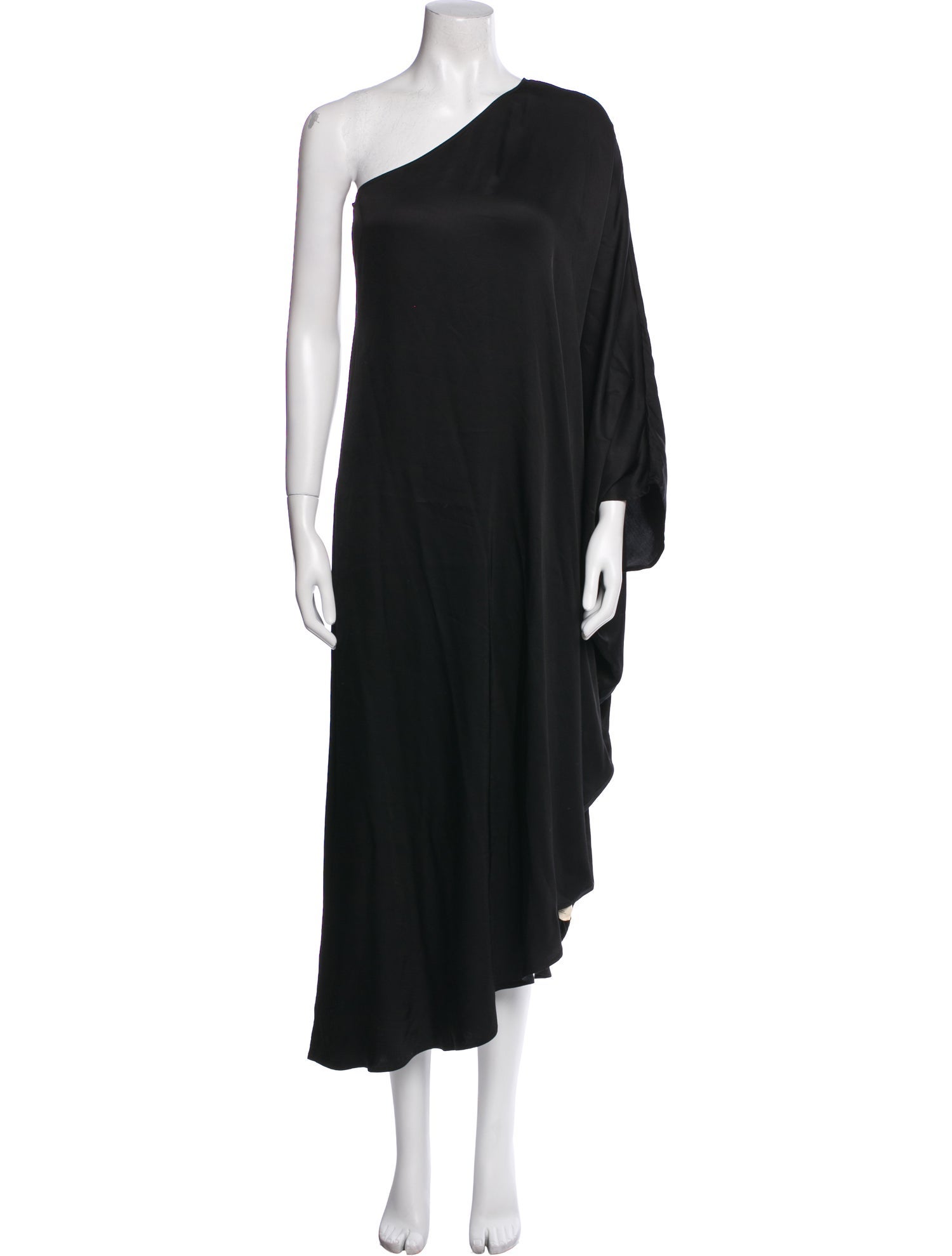 L'Agence One-Shoulder Long Dress