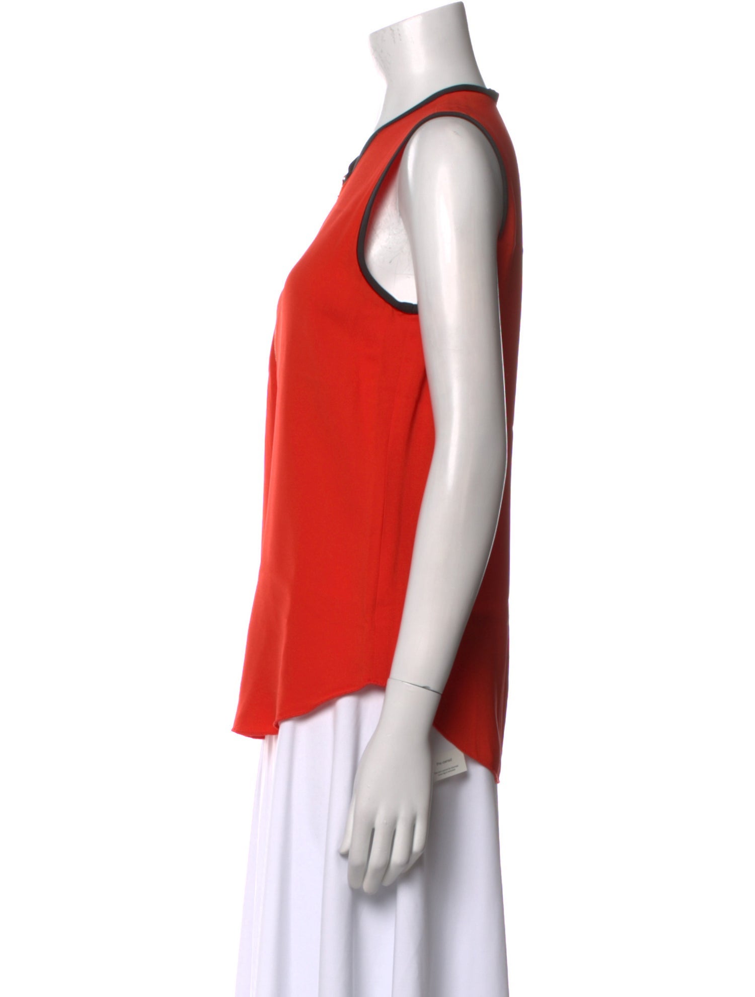 L'Agence Crew Neck Sleeveless Top