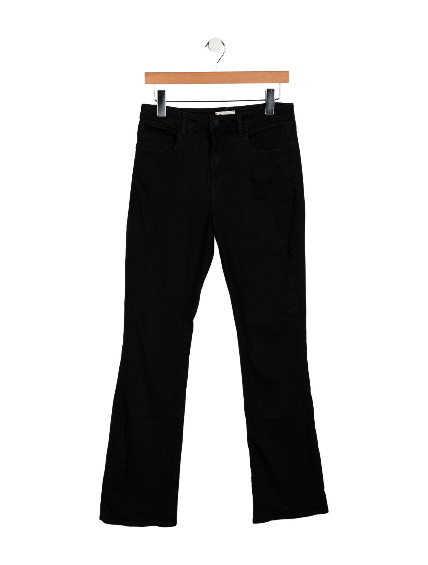 L'Agence High-Rise Straight Leg Jeans