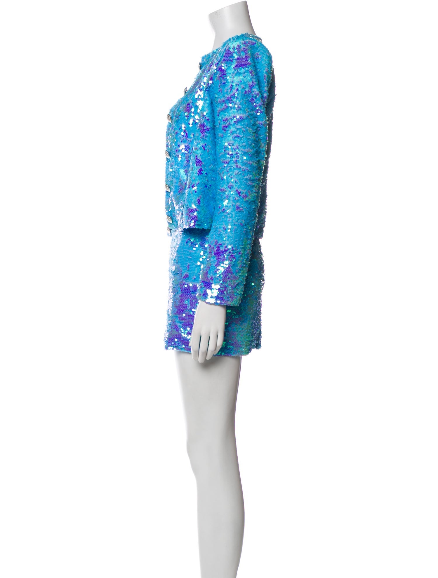 L'Agence Sequin Embellishments Short Set w/ Tags