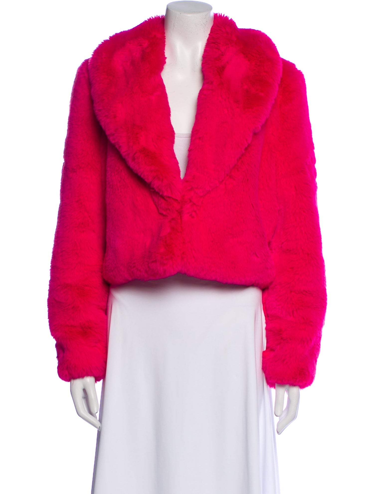 L'Agence Faux Fur Faux Fur Jacket