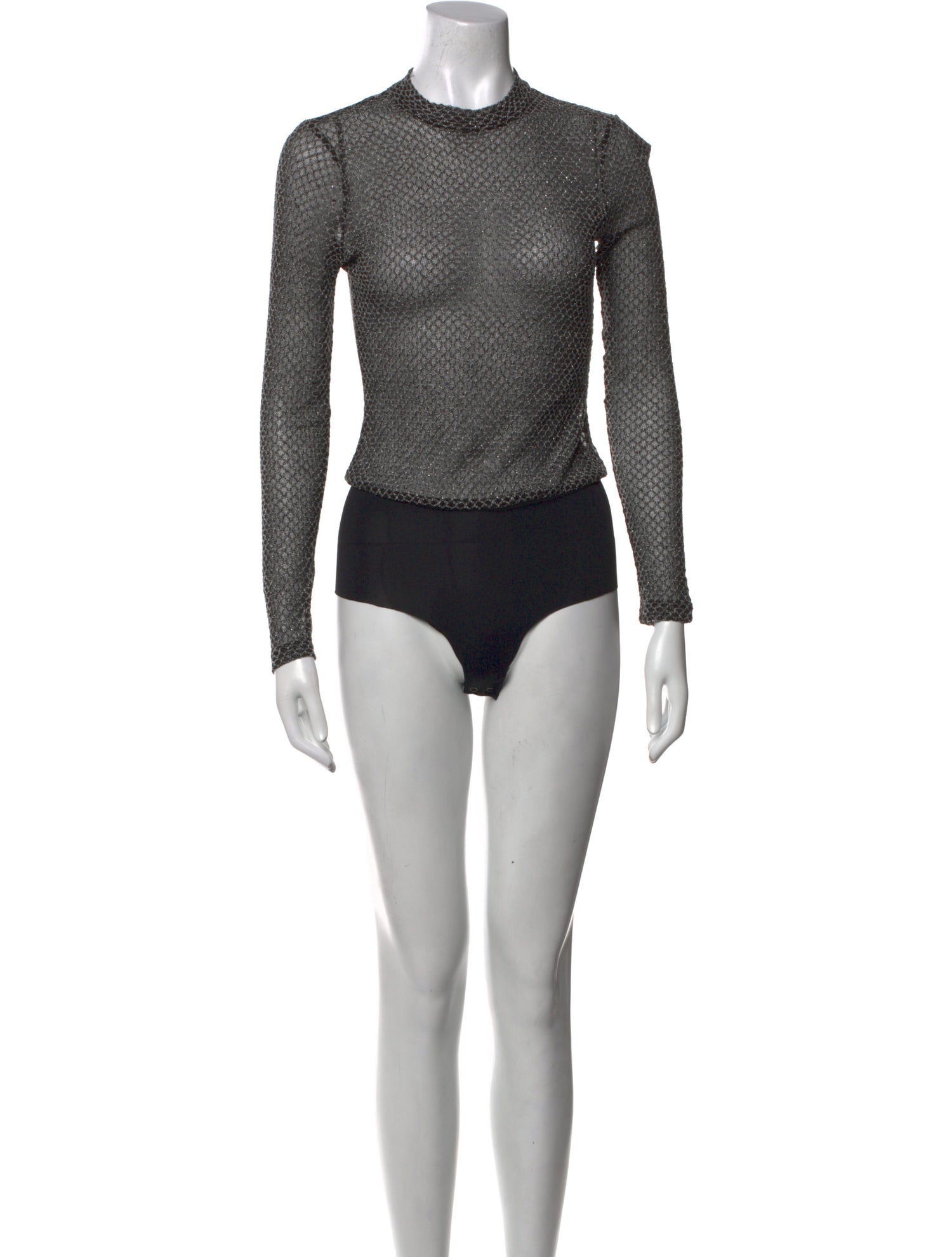 L'Agence Turtleneck Long Sleeve Bodysuit
