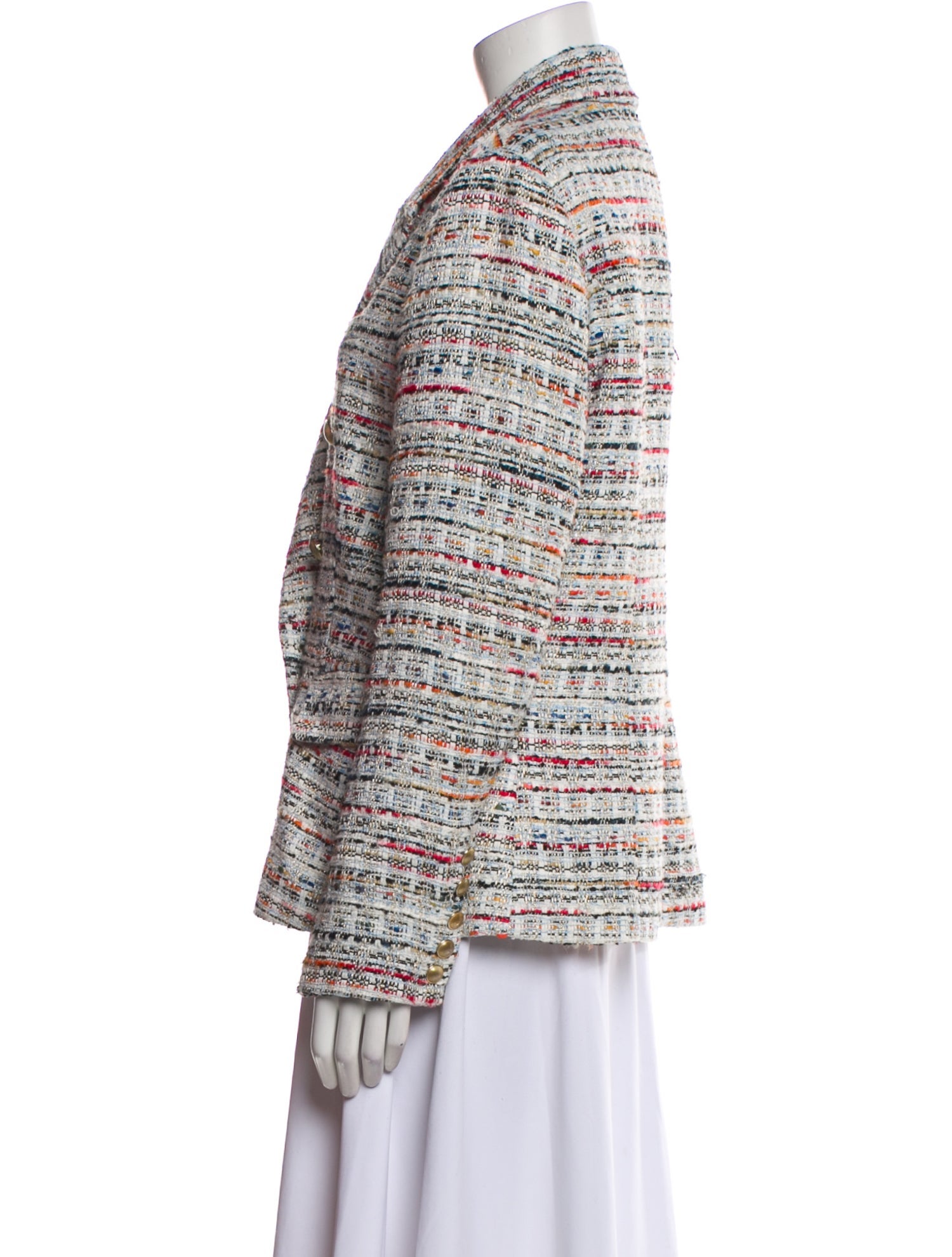 L'Agence Plaid Print Blazer