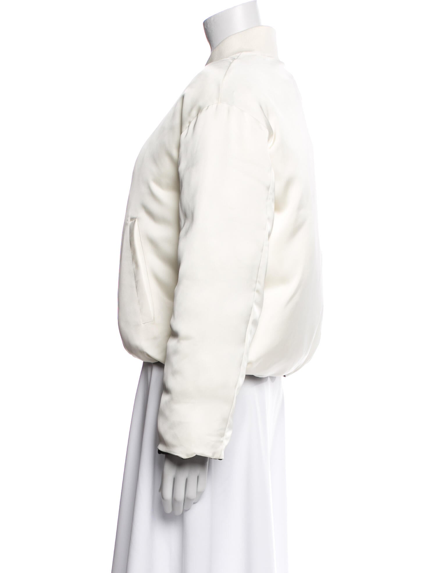 L'Agence Silk Bomber Jacket