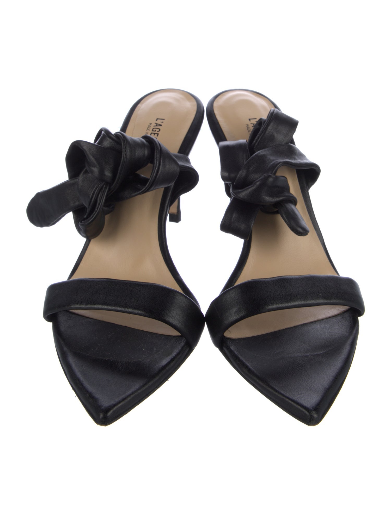 L'Agence Leather Sandals