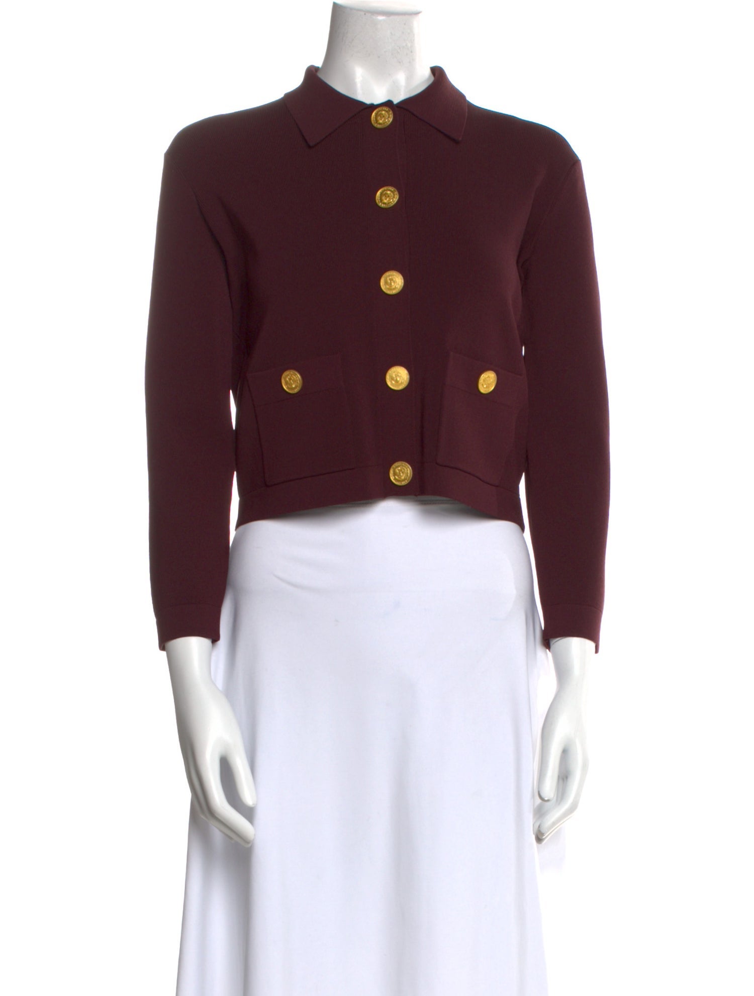 L'Agence Mock Neck Long Sleeve Crop Top w/ Tags