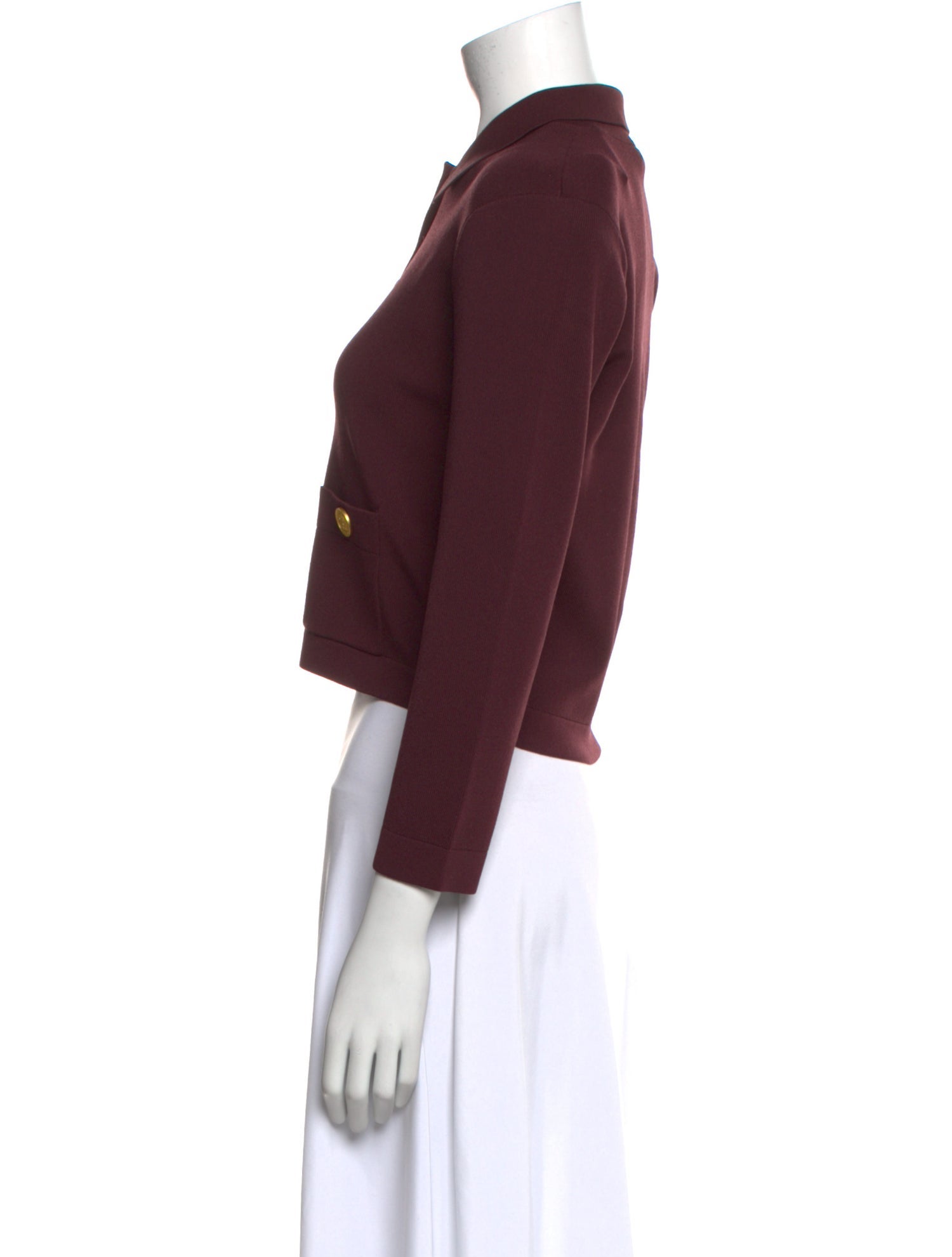 L'Agence Mock Neck Long Sleeve Crop Top w/ Tags