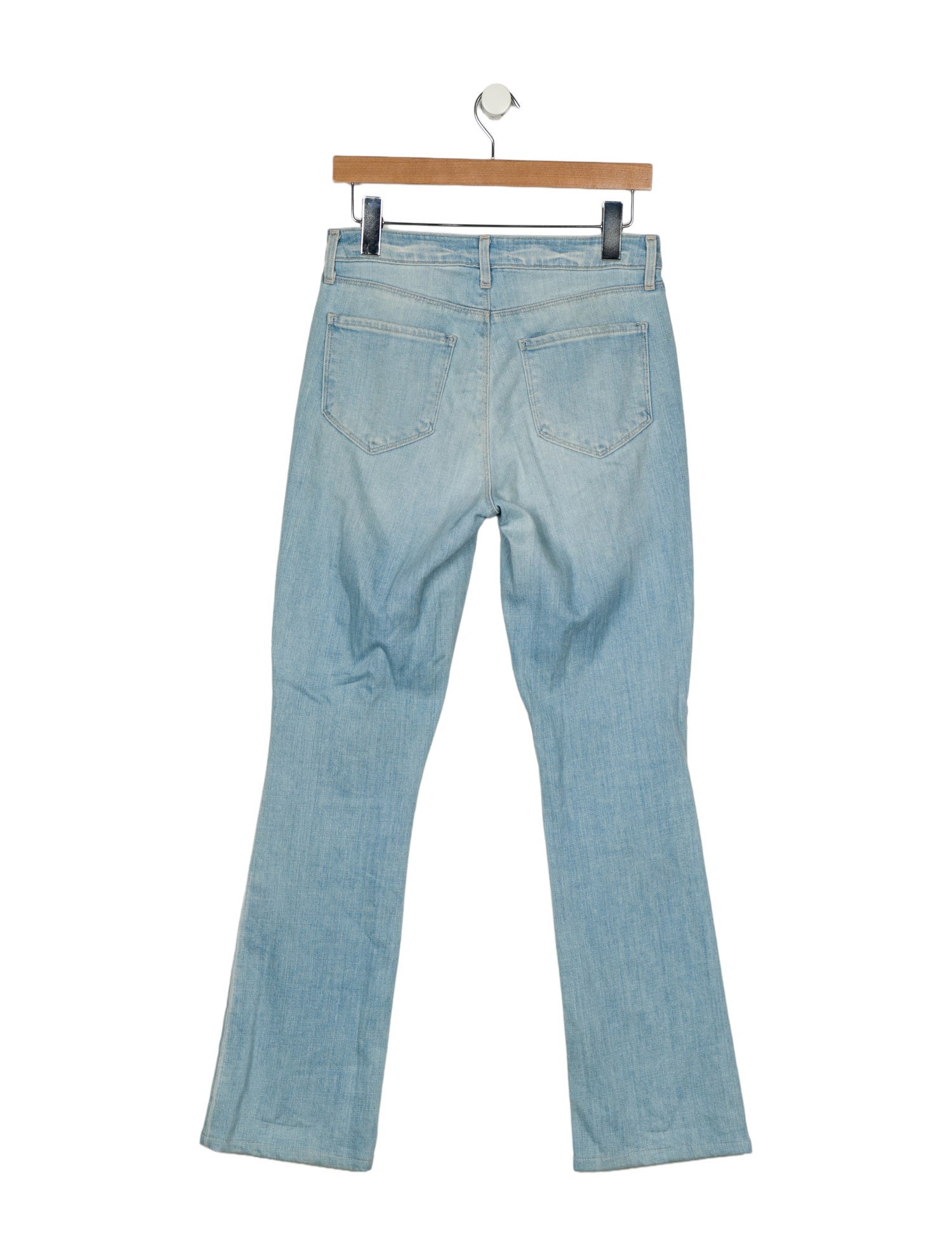 L'Agence Mid-Rise Straight Leg Jeans