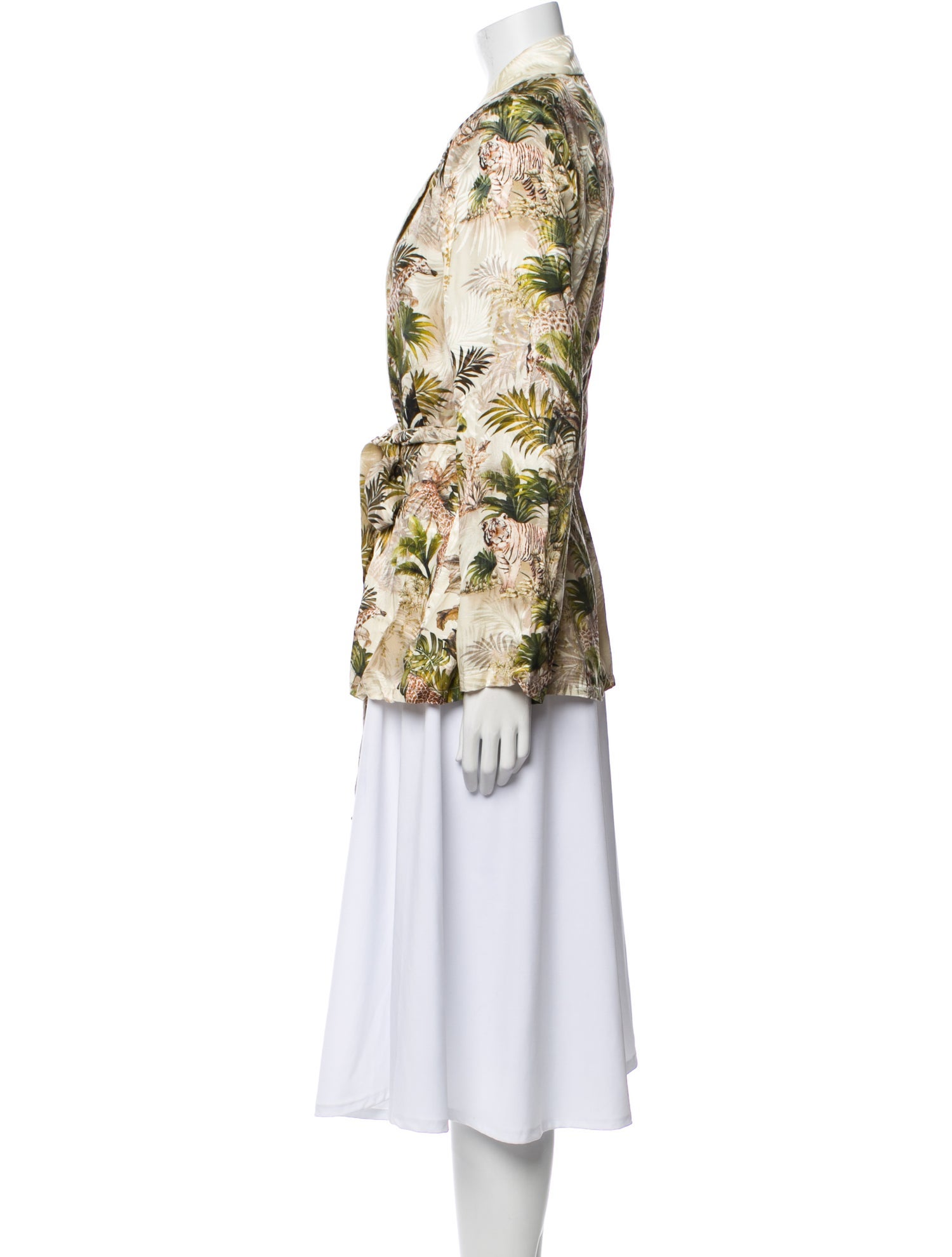 L'Agence Printed Evening Jacket w/ Tags