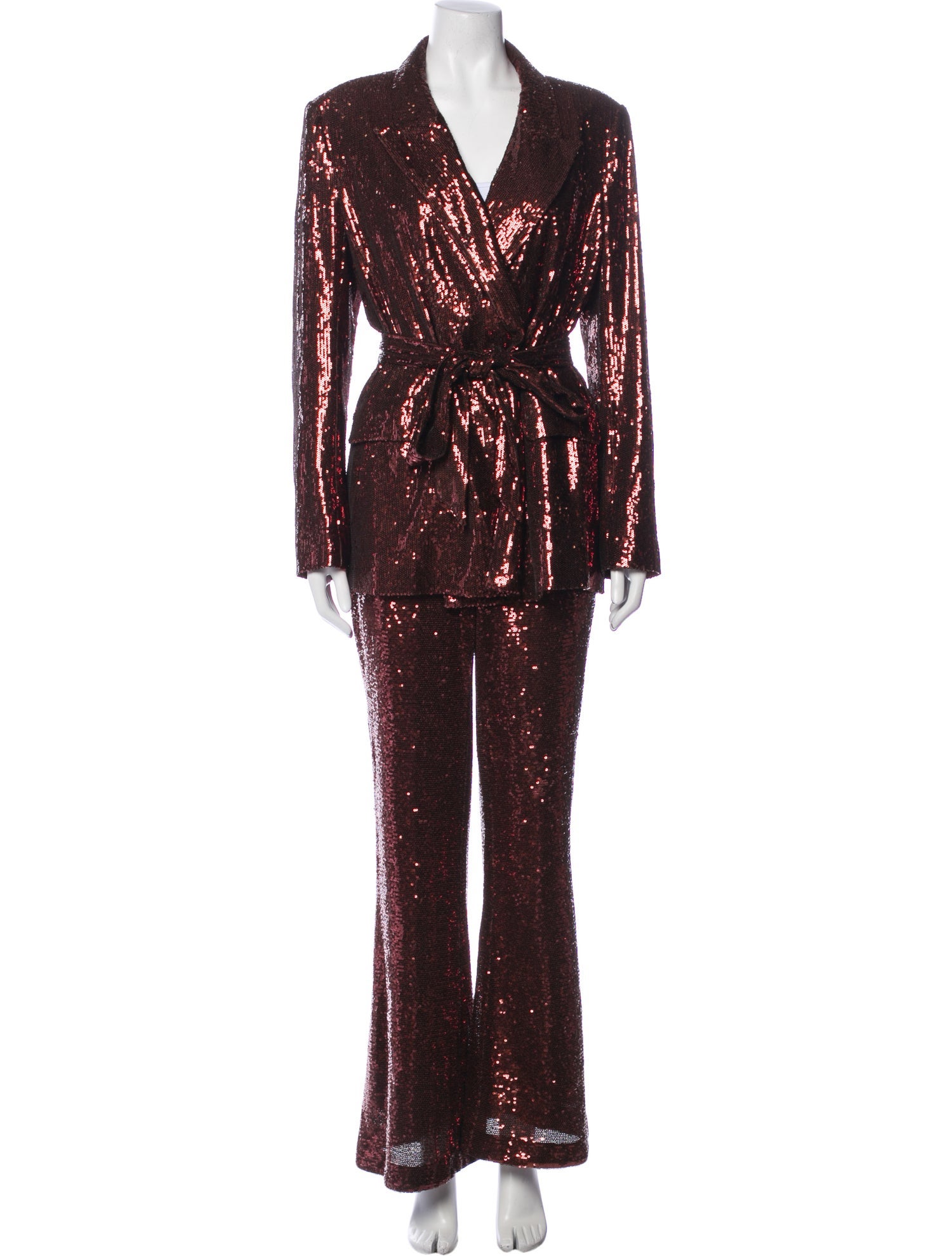 L'Agence Sequin Embellishments Pant Set w/ Tags