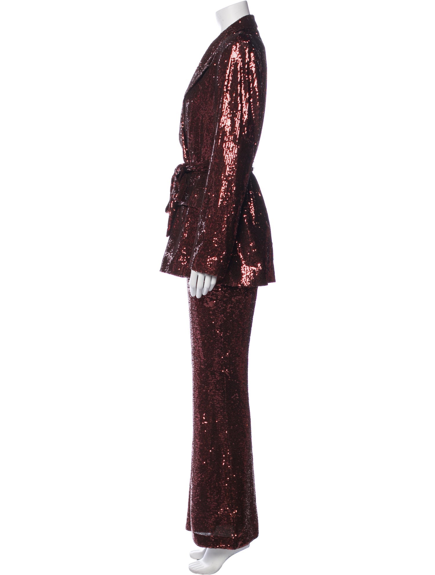 L'Agence Sequin Embellishments Pant Set w/ Tags