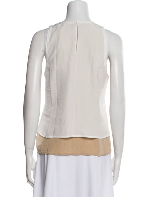 L'Agence Silk Crew Neck Polo