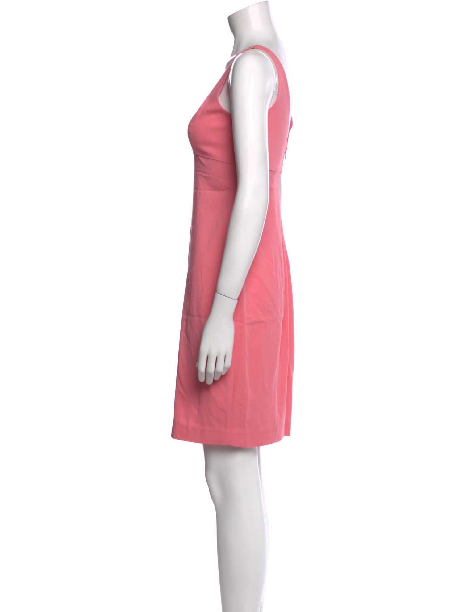 L'Agence V-Neck Mini Dress