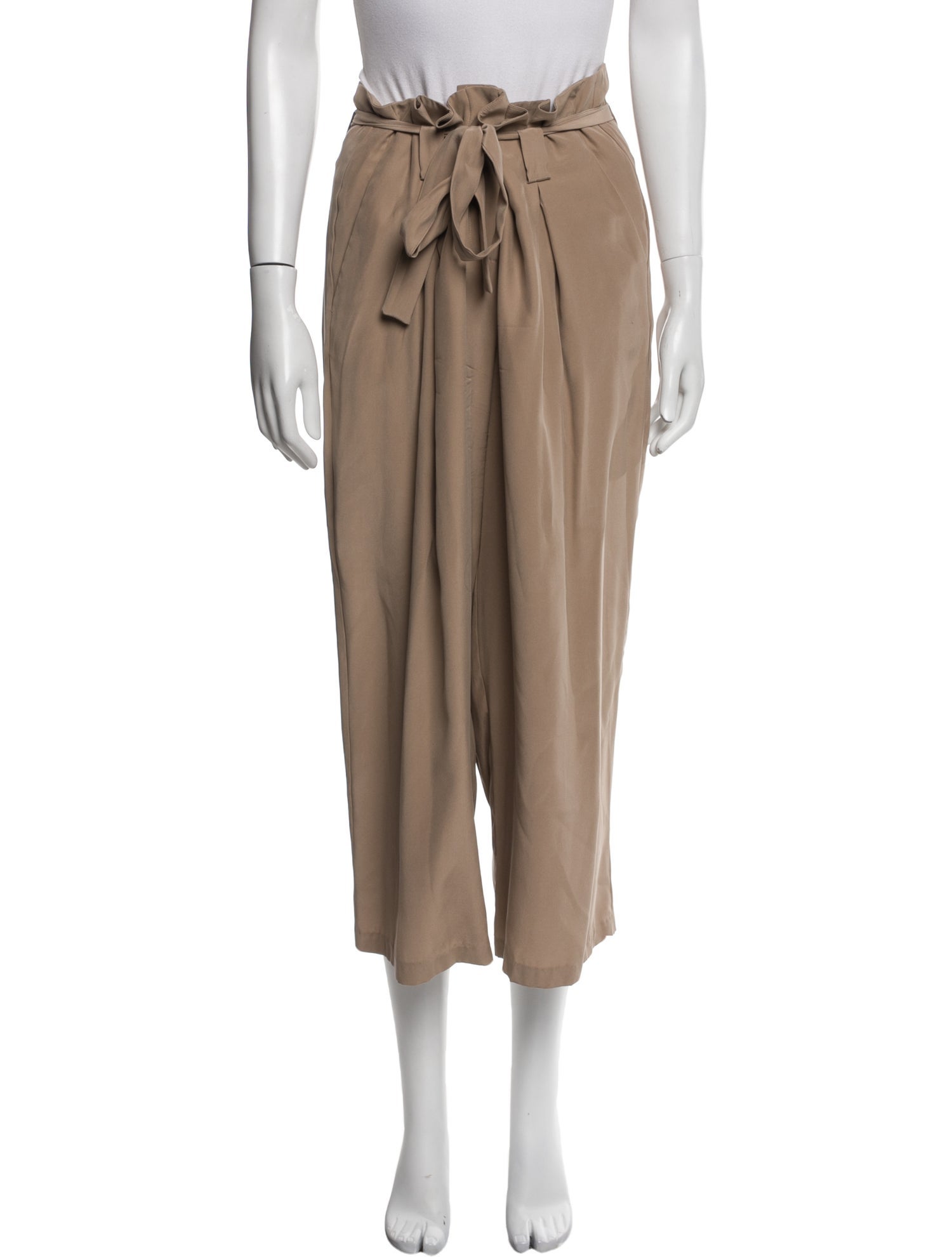 L'Agence Silk Wide Leg Pants